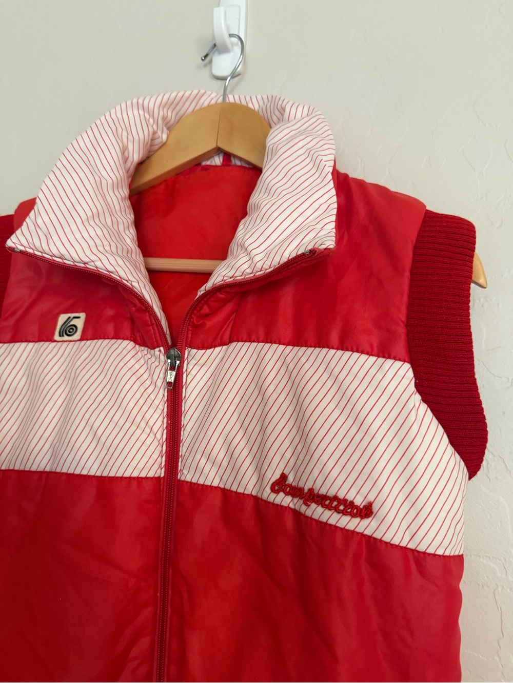 RARE Vintage 70s 80s Toper Yugoslavia National Ski Team Puffer Vest Retro S - Picture 3 of 13